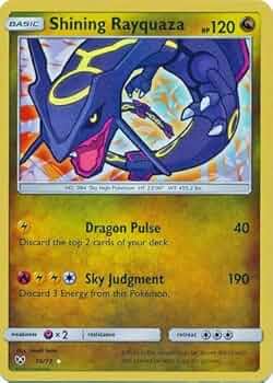 Amazon.com: Pokemon Shining Rayquaza - 56/73 - Holo Rare